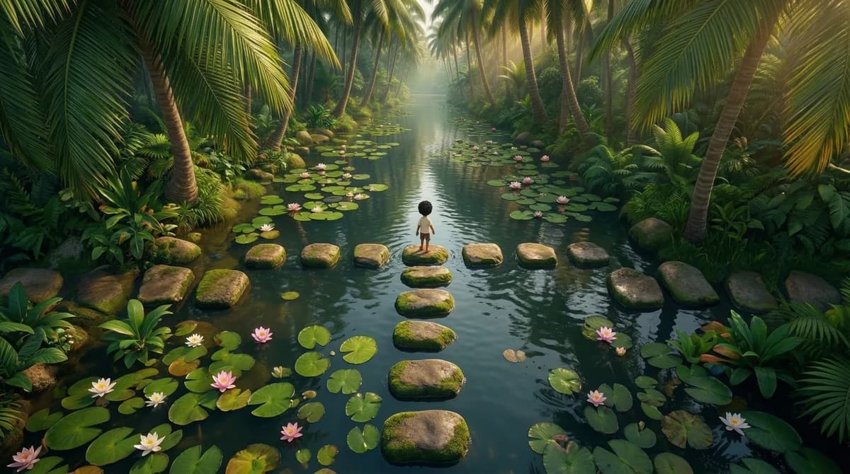 The backwaters of Kerala